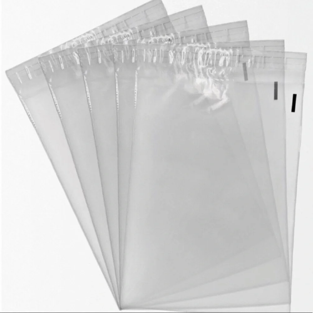 35 Clear storage self seal poly bags size 9x12
